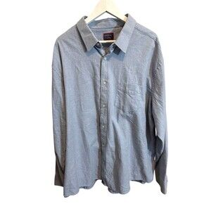 Untuckit XXXLC Long Sleeve Button Down Blue